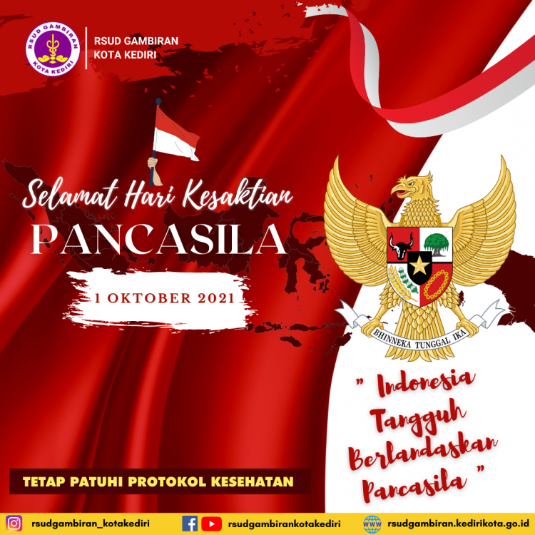 Hari Kesaktian Pancasila 1 Oktober 2021 – RSUD Gambiran Kota Kediri