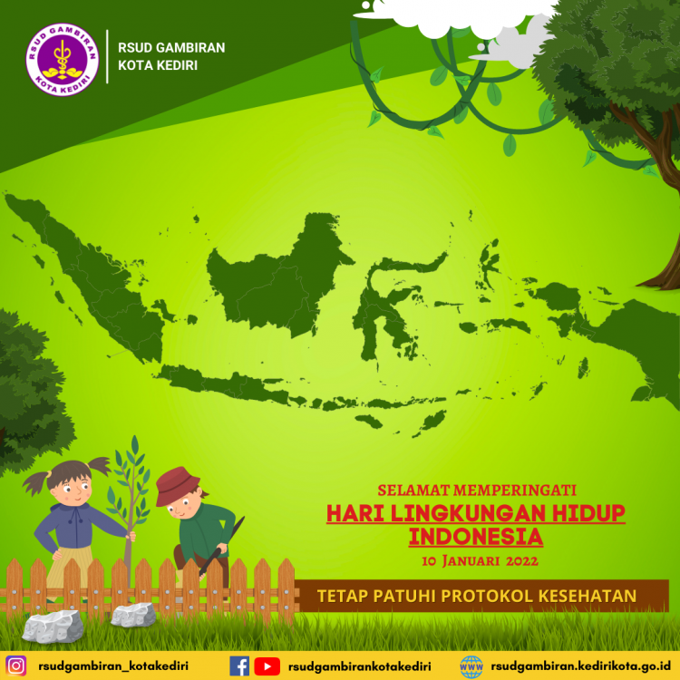 Hari Lingkungan Hidup Indonesia 2022 Rsud Gambiran Kota Kediri