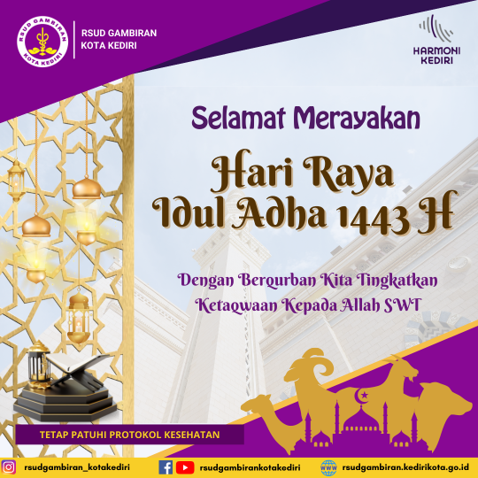 Hari Raya Idul Adha 1443 H 2022 M Rsud Gambiran Kota Kediri